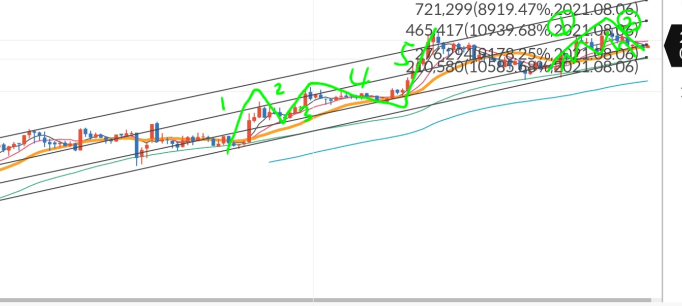 씽크풀 : 엘리어트 파동과 현재 셀트의 주가